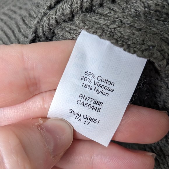 Madewell Chunky Waffle Knit Pullover Open Crisscross Back Sweater Size Small - Picture 5 of 8